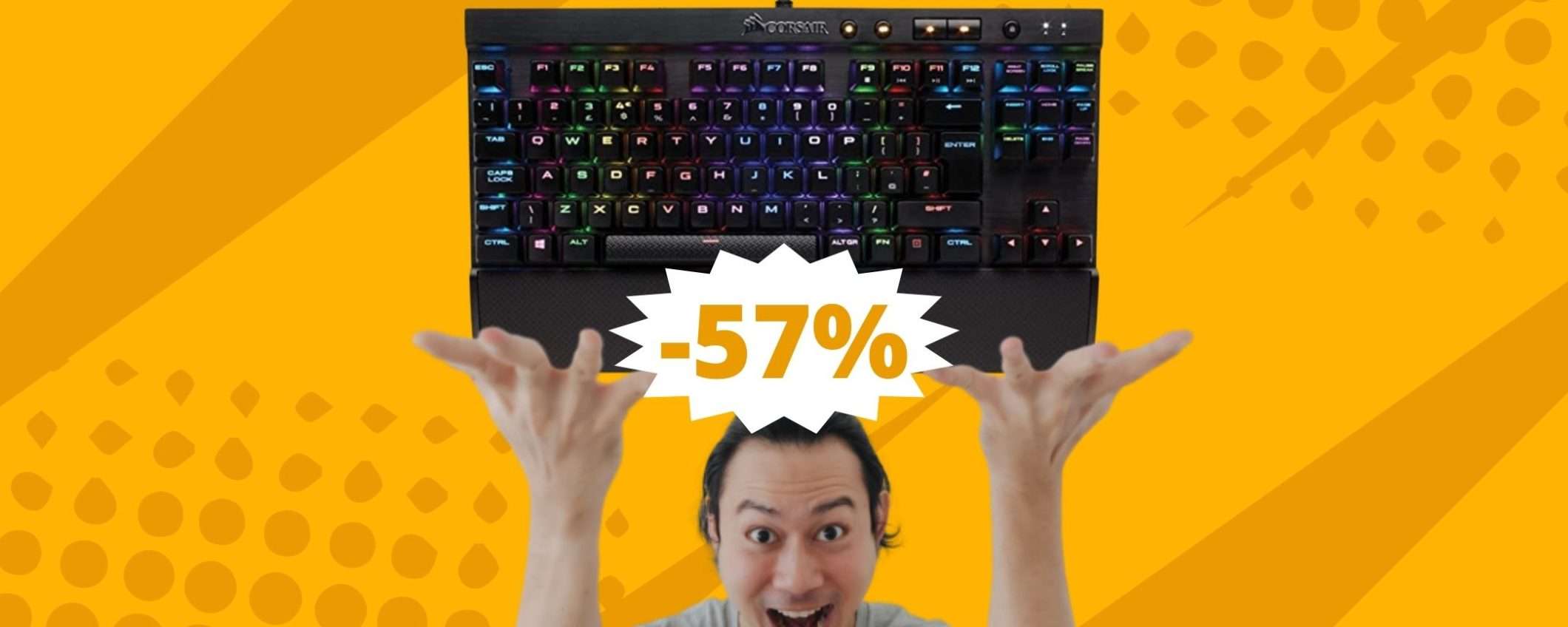 Corsair K65: prezzo BOMBA per la tastiera da gaming definitiva Corsair K65: prezzo BOMBA per la tastiera da gaming definitiva