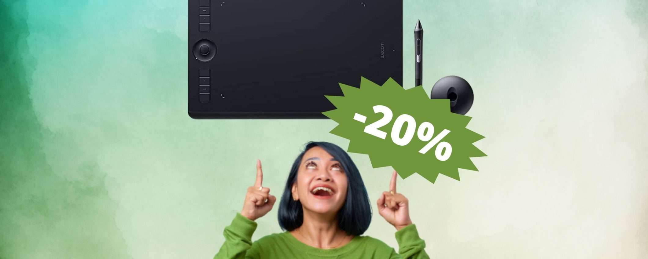 Wacom Intuos Pro: tavoletta grafica professionale in super sconto Wacom Intuos Pro: tavoletta grafica professionale in super sconto