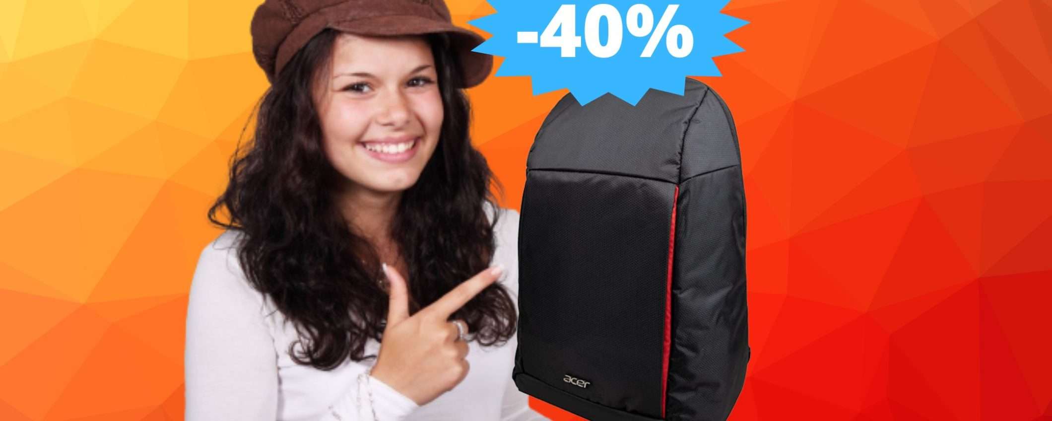 Zaino Acer Nitro: per chi non vuole rinunciare alla qualità (-40%) Zaino Acer Nitro: per chi non vuole rinunciare alla qualità (-40%)