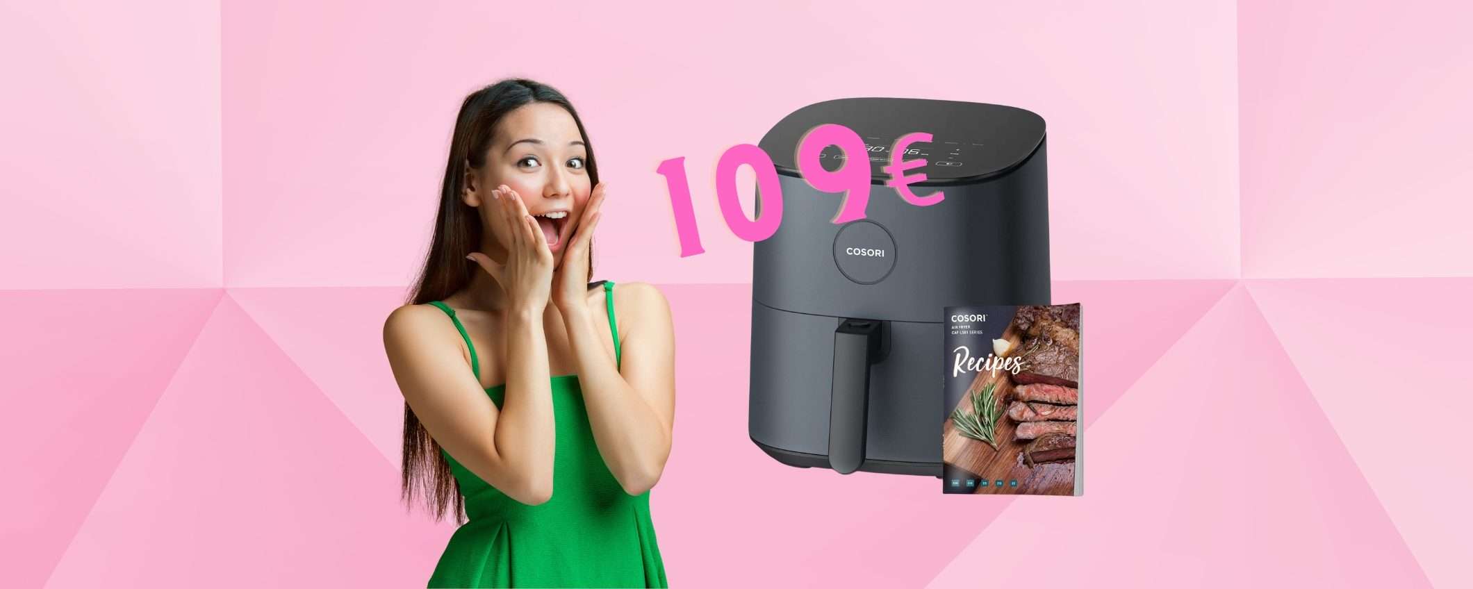 COSORI lancia la BOMBA: friggitrice ad aria da 4,7 lt a 109€ su Amazon COSORI lancia la BOMBA: friggitrice ad aria da 4,7 lt a 109€ su Amazon