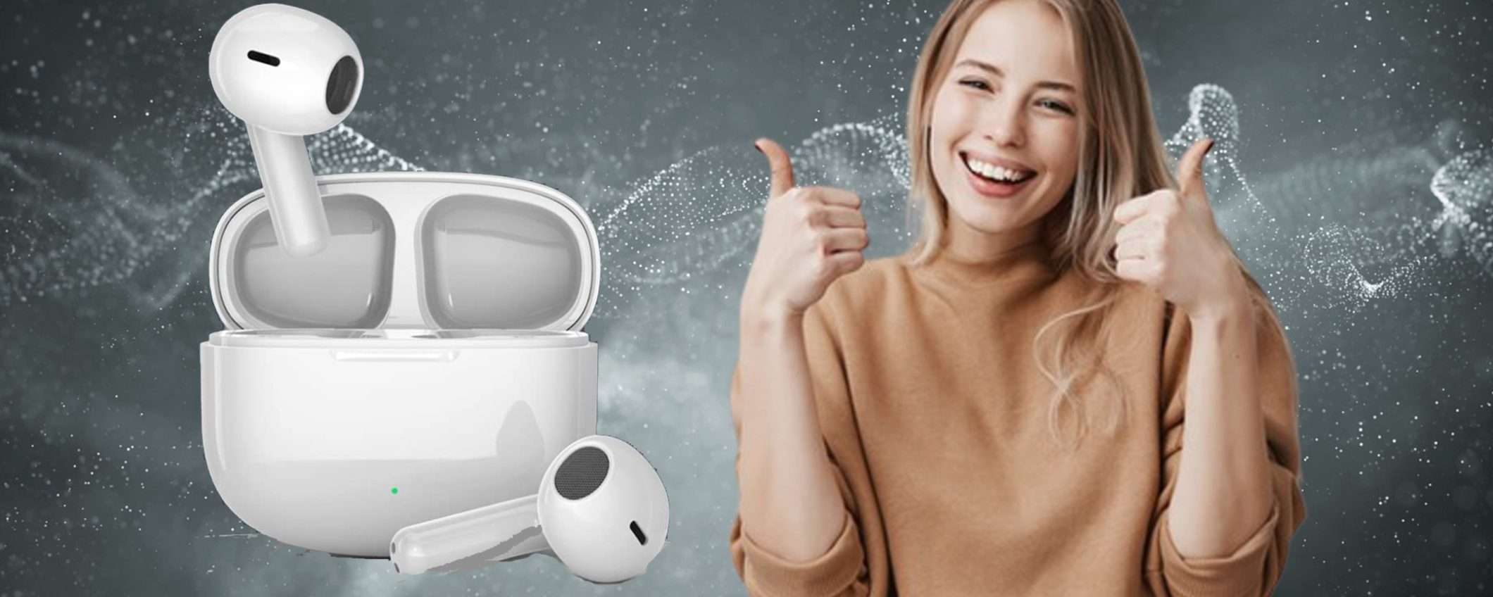 Cuffie Bluetooth 5.3 al prezzo di soli 15,99€: sconto BOMBA su Amazon Cuffie Bluetooth 5.3 al prezzo di soli 15,99€: sconto BOMBA su Amazon