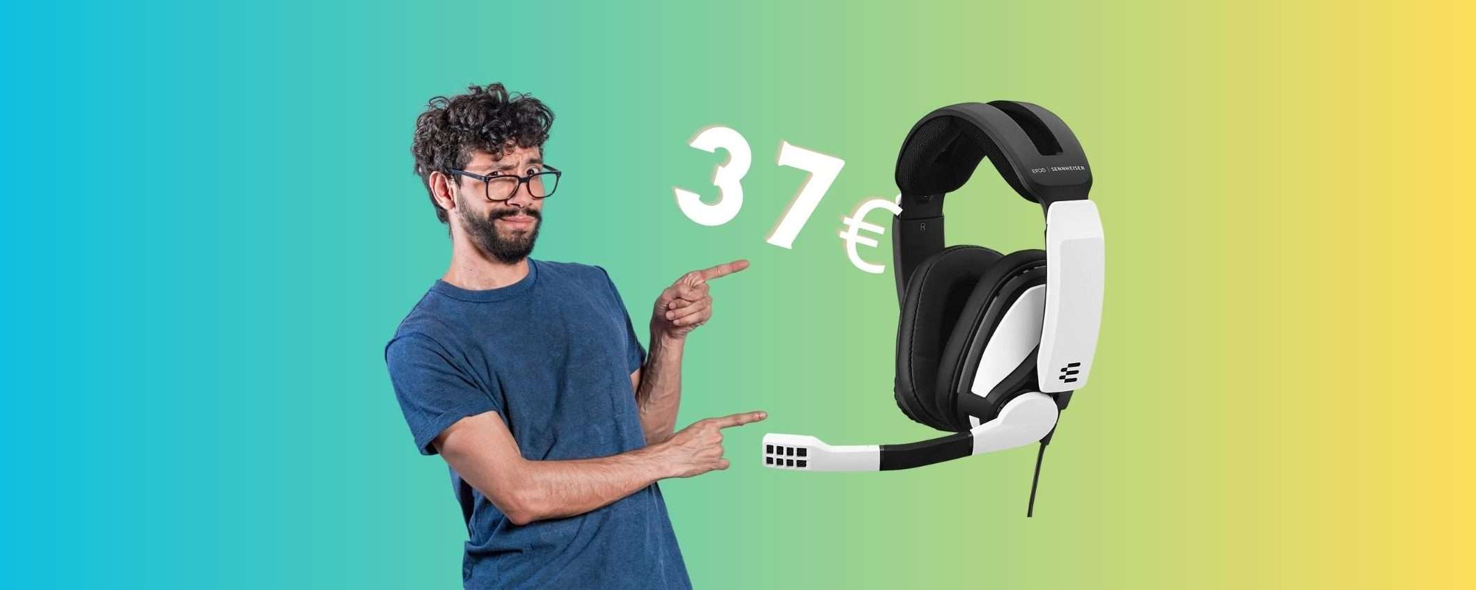 Cuffie da Gaming ergonomiche e con microfono a 37€ su Amazon Cuffie da Gaming ergonomiche e con microfono a 37€ su Amazon