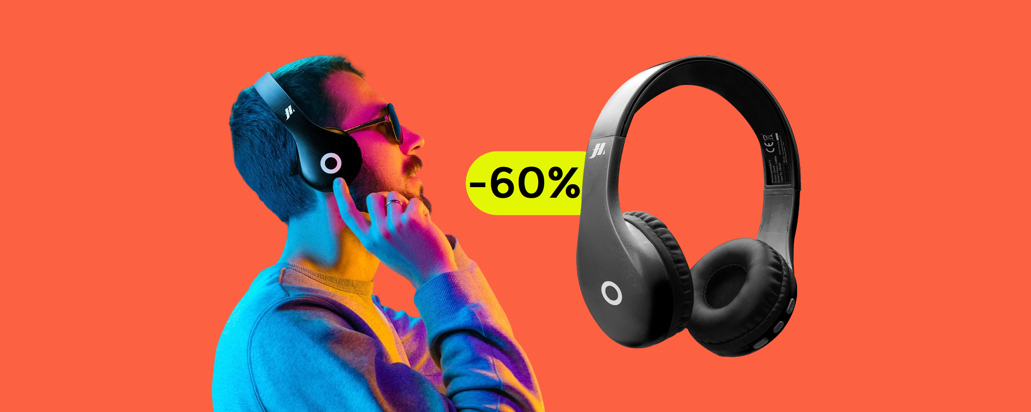 Cuffie wireless con microfono: un REGALO a soli 11€ (SCONTO 60%) Cuffie wireless con microfono: un REGALO a soli 11€ (SCONTO 60%)