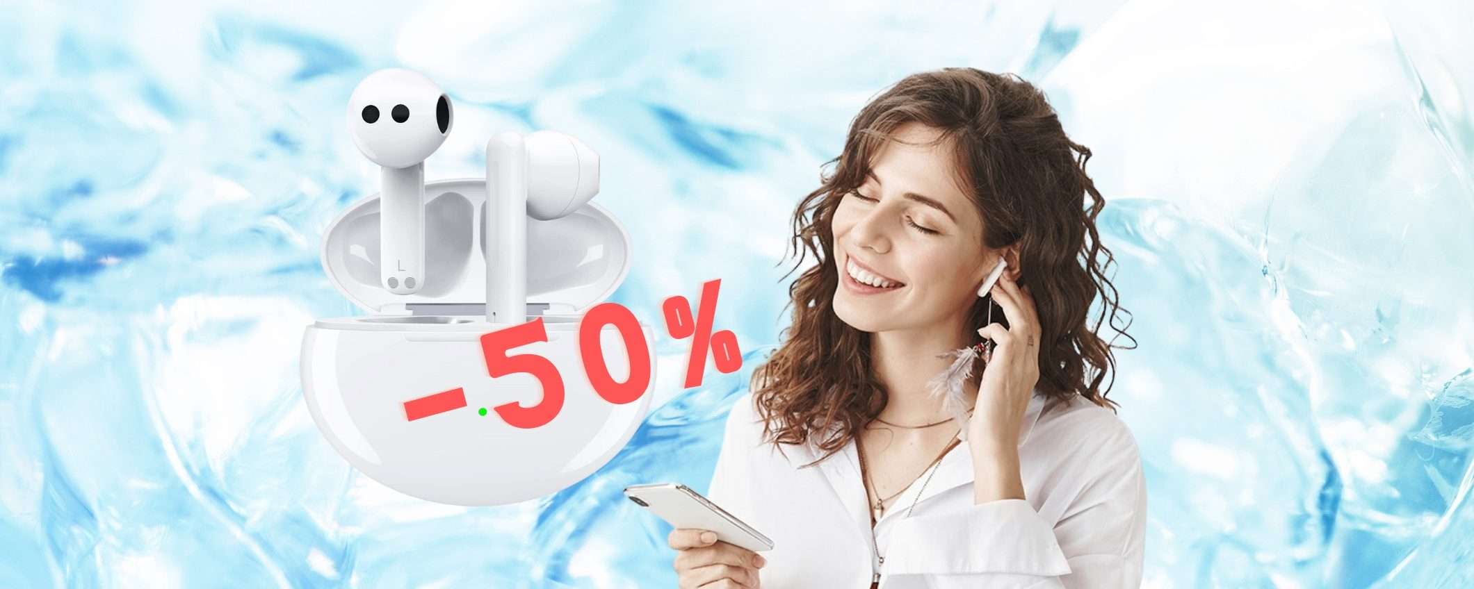Cuffiette Bluetooth con audio fantastico e 35h di musica a METÀ PREZZO Cuffiette Bluetooth con audio fantastico e 35h di musica a METÀ PREZZO