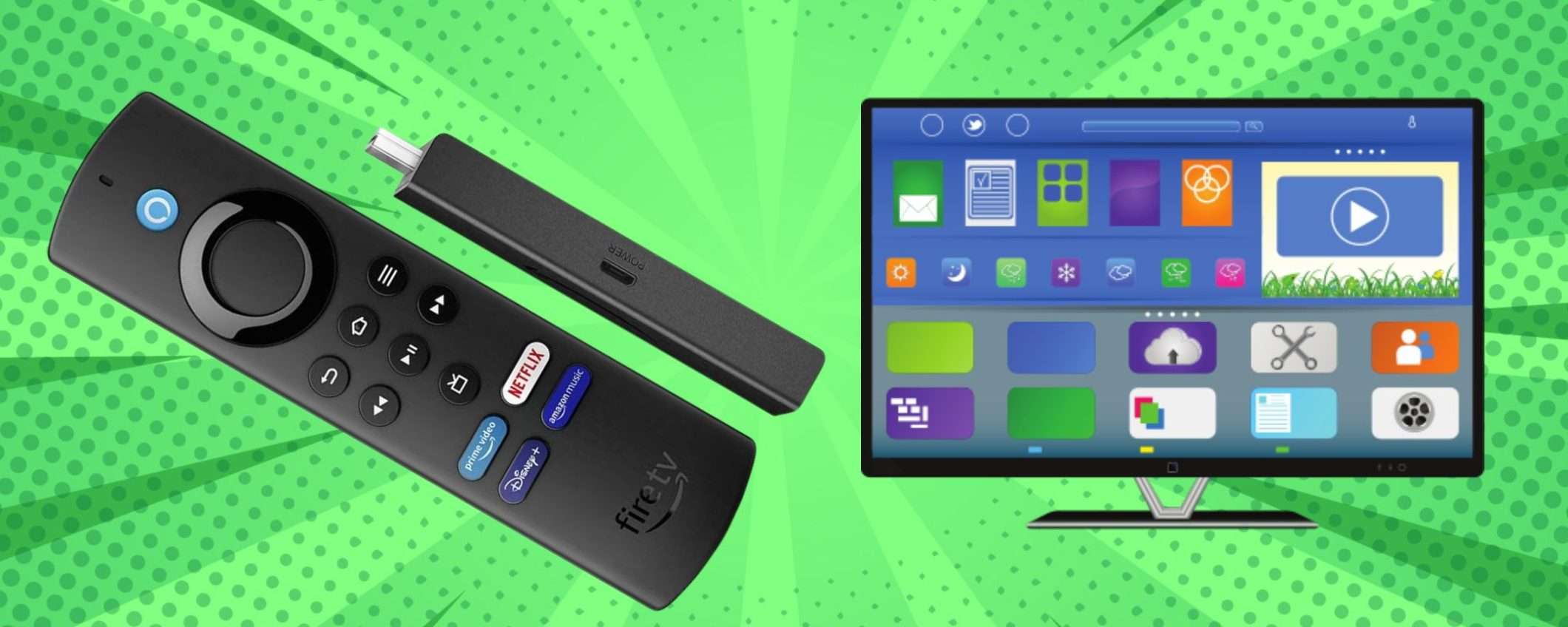 Fire TV Stick Lite a 27€ trasforma la vecchia TV in un PC: 5 cose da provare Fire TV Stick Lite a 27€ trasforma la vecchia TV in un PC: 5 cose da provare