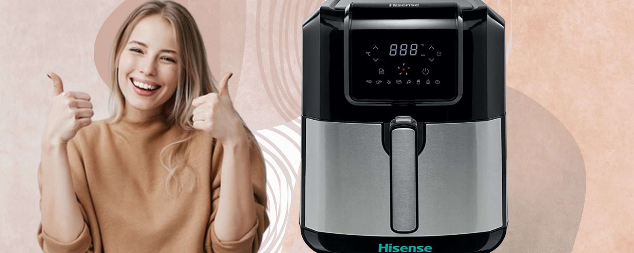 Friggitrice ad aria da 1700 W: oggi tua al prezzo TOP su Amazon Friggitrice ad aria da 1700 W: oggi tua al prezzo TOP su Amazon