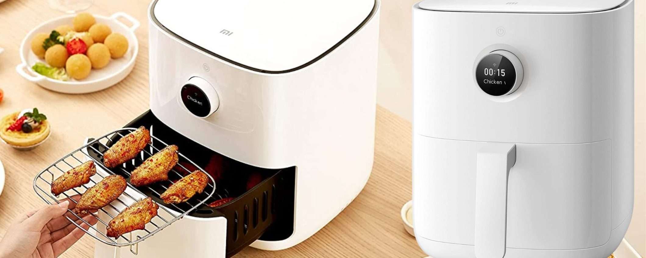 Xiaomi, friggitrice ad aria SMART a 67€: NON accenderai più forno e fornelli Xiaomi, friggitrice ad aria SMART a 67€: NON accenderai più forno e fornelli
