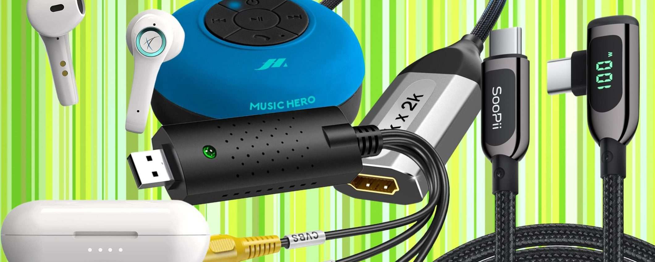Amazon, il gadget del weekend: tecnologia a meno di 10€ (promo limitata) Amazon, il gadget del weekend: tecnologia a meno di 10€ (promo limitata)
