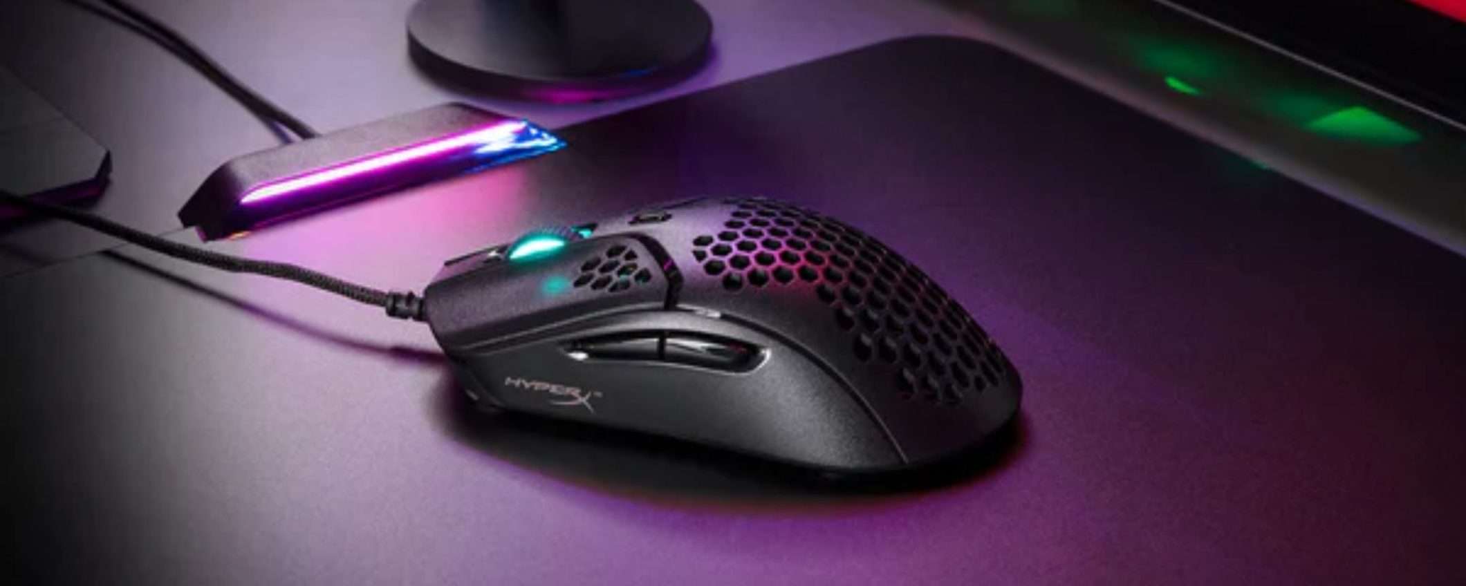 HyperX Pulsefire Haste, mouse da gaming SUPER LEGGERO al 50% su Amazon HyperX Pulsefire Haste, mouse da gaming SUPER LEGGERO al 50% su Amazon