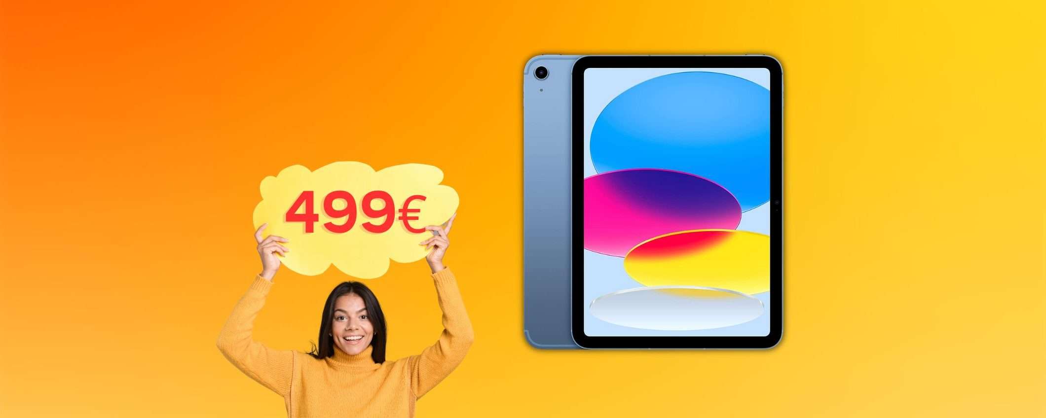 iPad 2022: oggi è il giorno giusto per acquistarlo, super sconto iPad 2022: oggi è il giorno giusto per acquistarlo, super sconto