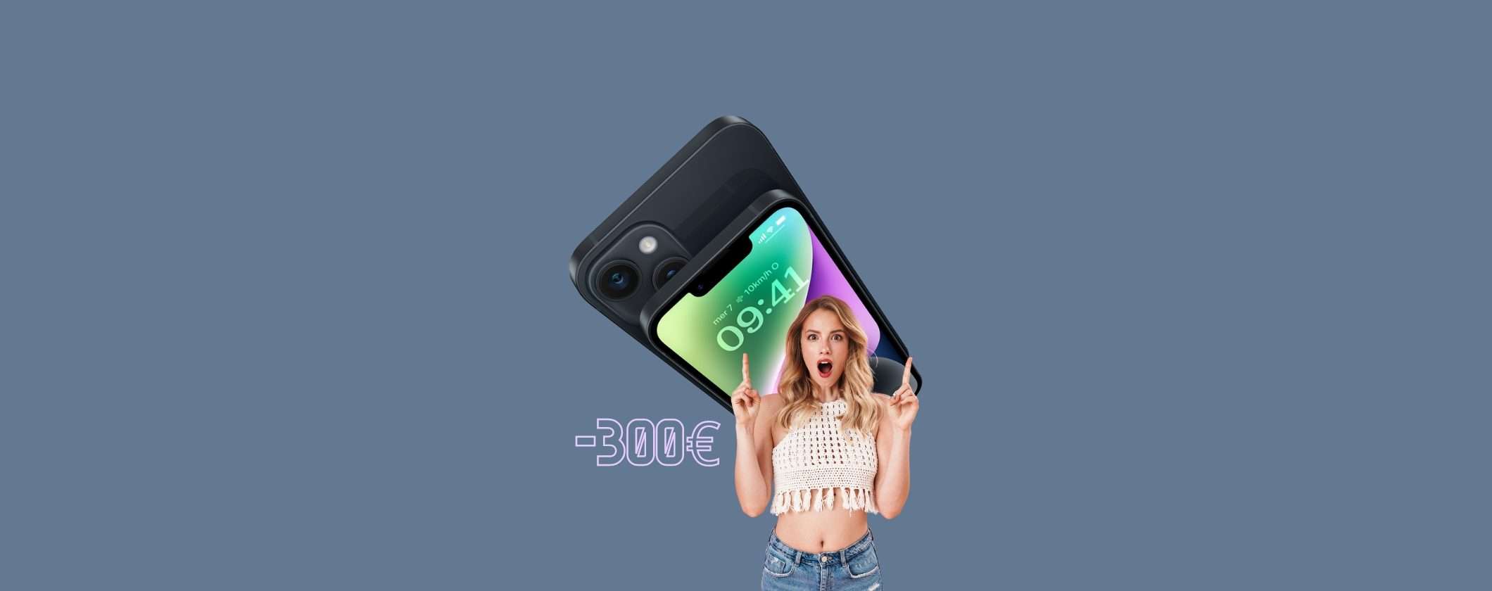 iPhone 14 su eBay: 300€ di SCONTO IMMEDIATO, pura FOLLIA iPhone 14 su eBay: 300€ di SCONTO IMMEDIATO, pura FOLLIA