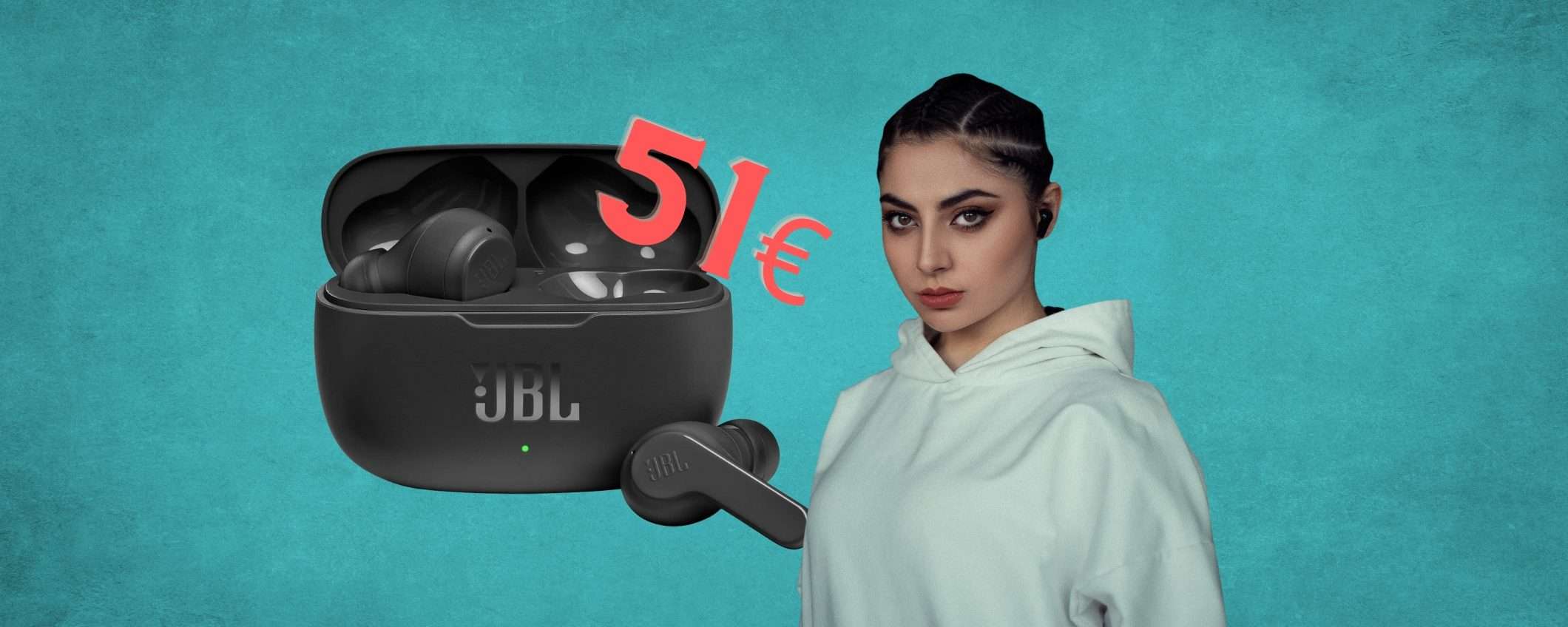 JBL Wave 200TWS in MAXI SCONTO su Amazon e le puoi avere a 51€ JBL Wave 200TWS in MAXI SCONTO su Amazon e le puoi avere a 51€