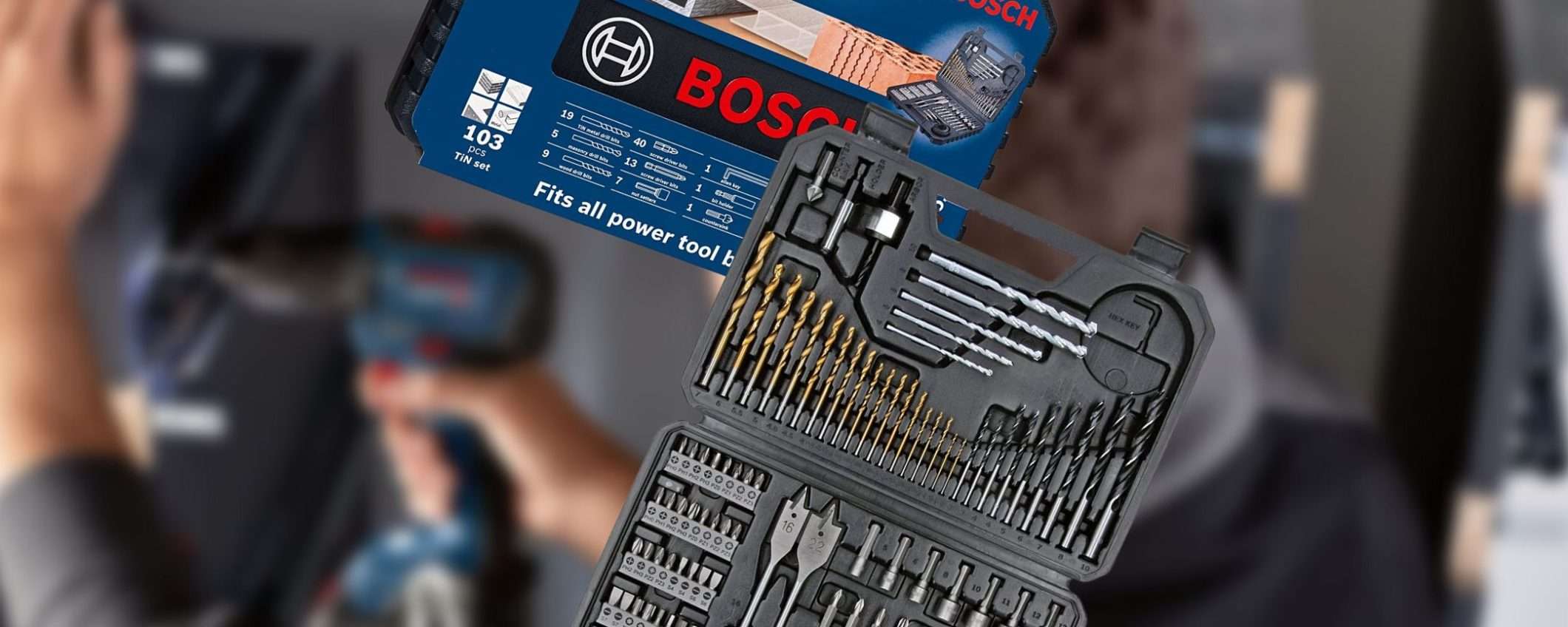 L'inimitabile kit Bosch Professional 103 in 1 CROLLA a 23€ su Amazon L'inimitabile kit Bosch Professional 103 in 1 CROLLA a 23€ su Amazon