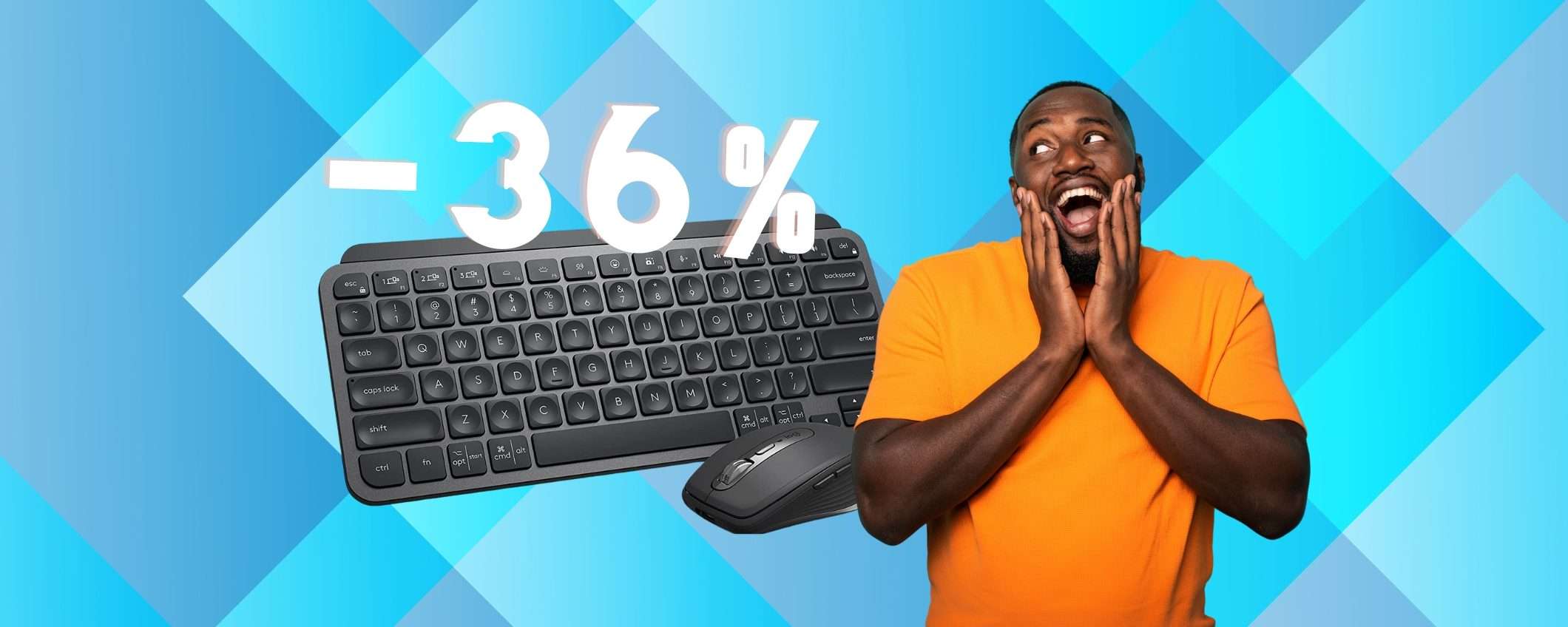 Logitech MX Keys: mini tastiera a MINI PREZZO su Amazon (-36%) Logitech MX Keys: mini tastiera a MINI PREZZO su Amazon (-36%)