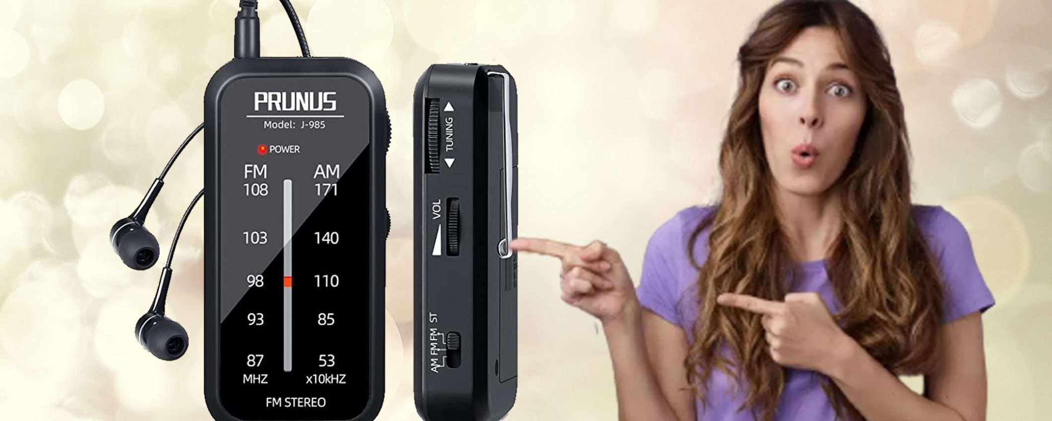 Mini radio portatile con cuffie a soli € 16,99: sconto TOP su Amazon Mini radio portatile con cuffie a soli € 16,99: sconto TOP su Amazon