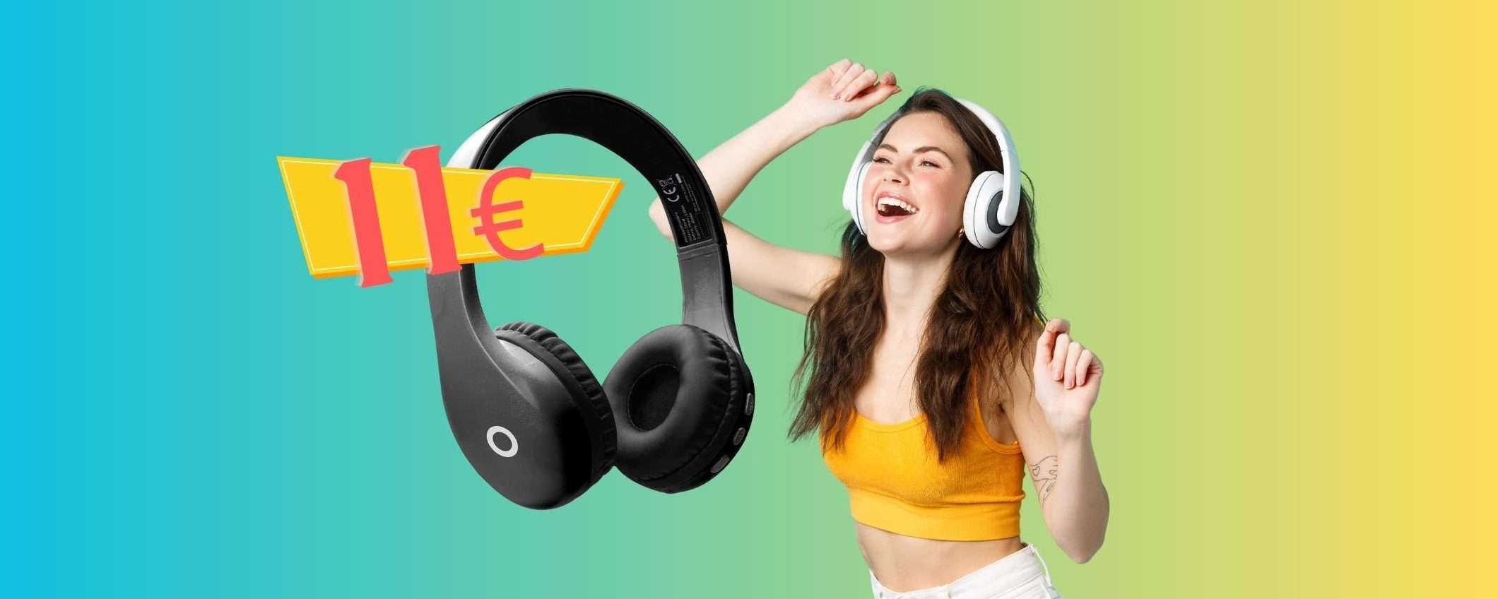OFFERTA da perdere la testa su Amazon: cuffie wireless a 11€ (-60%) OFFERTA da perdere la testa su Amazon: cuffie wireless a 11€ (-60%)