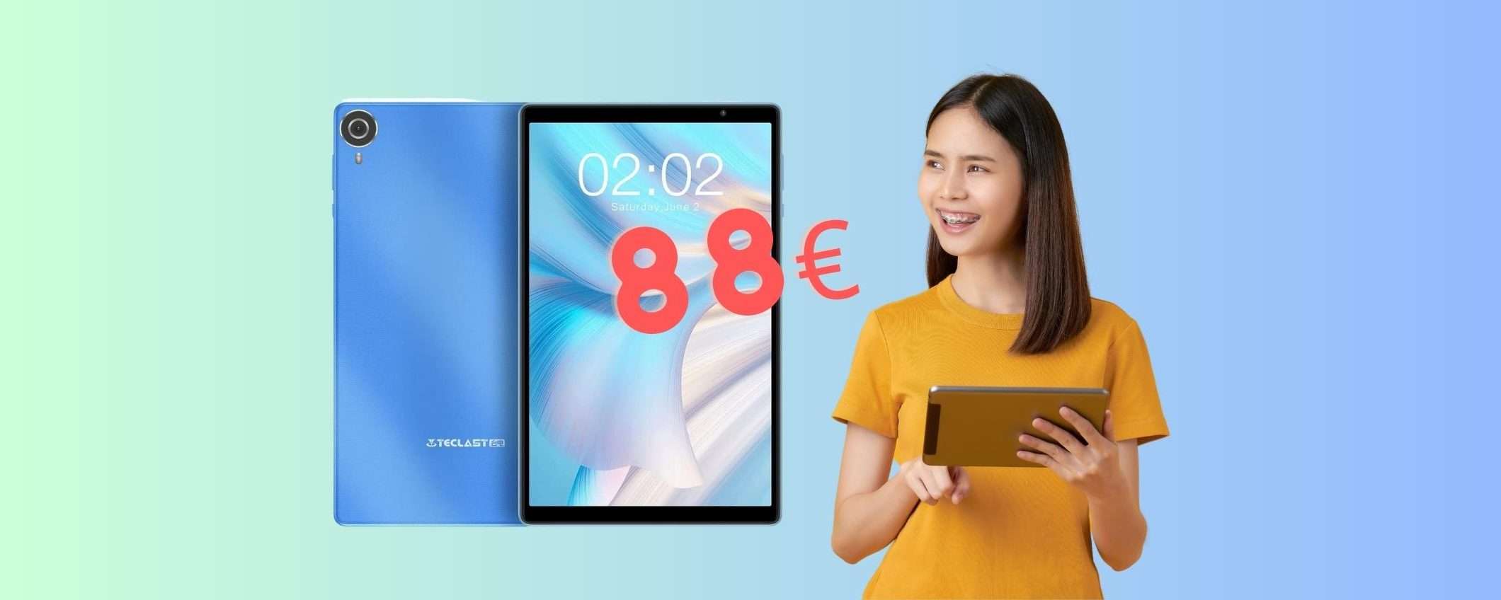 Torna in OFFERTA Teclast P25T, il tablet da 10 pollici con Android 12 a 88€ Torna in OFFERTA Teclast P25T, il tablet da 10 pollici con Android 12 a 88€