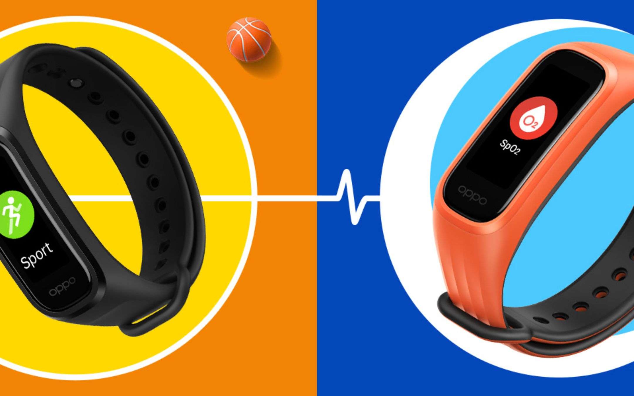 Auriculares Bluetooth OPPO Band U2013 Smartband, Pantalla AMOLED