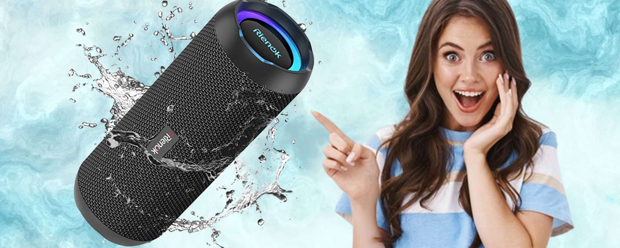 Potentissima cassa Bluetooth portatile: sconto FOLLE del 53% (Amazon) Potentissima cassa Bluetooth portatile: sconto FOLLE del 53% (Amazon)