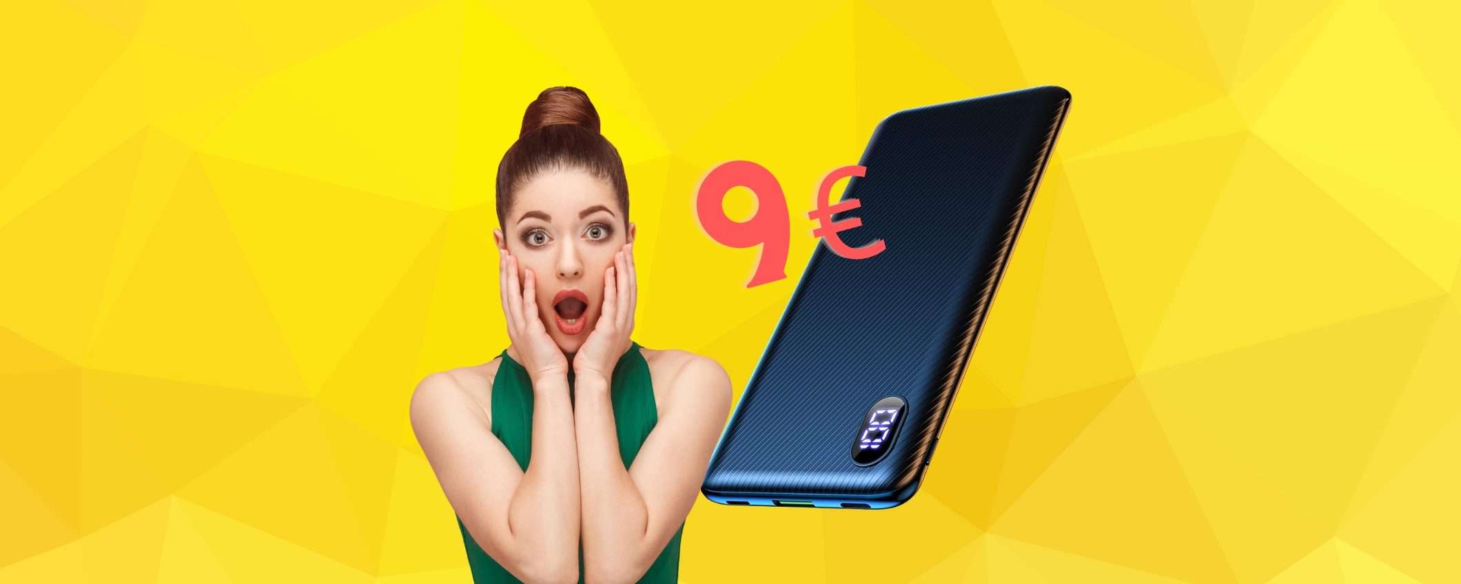 Power Bank da 10000 mAh ultrasottile e leggero a 9€ su Amazon Power Bank da 10000 mAh ultrasottile e leggero a 9€ su Amazon