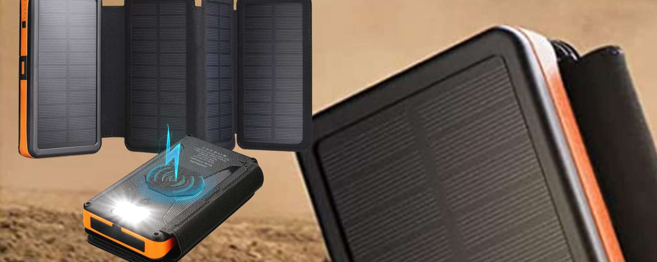 Questo powerbank fa PAURA: è una centrale elettrica solare portatile (44€) Questo powerbank fa PAURA: è una centrale elettrica solare portatile (44€)