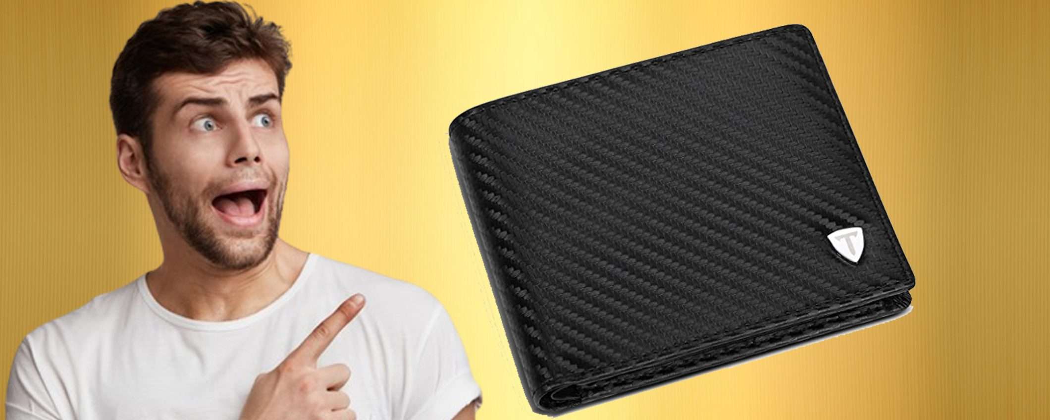 Pratico portafoglio in morbida pelle: sconto BOMBA su Amazon (39%+coupon 8%) Pratico portafoglio in morbida pelle: sconto BOMBA su Amazon (39%+coupon 8%)