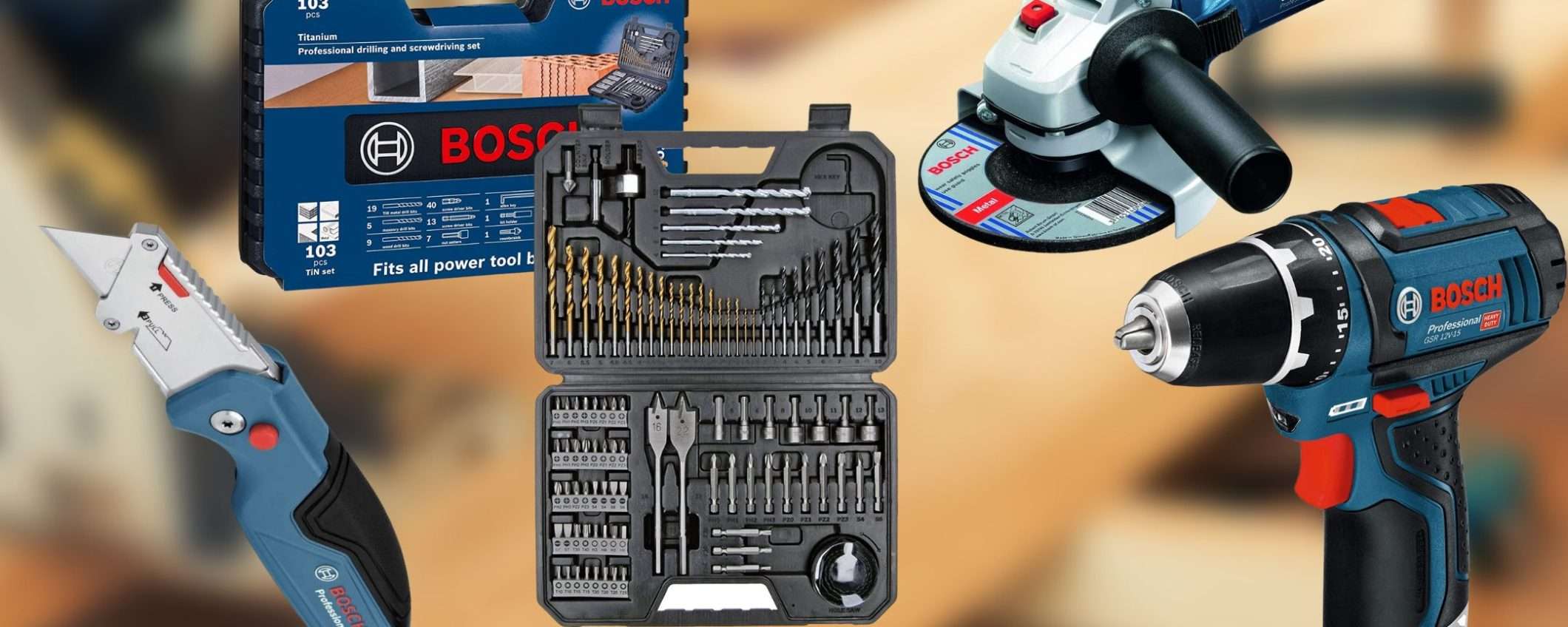 Bosch Professional: occasioni Amazon SPAVENTOSE, tutto a partire da 14€ Bosch Professional: occasioni Amazon SPAVENTOSE, tutto a partire da 14€