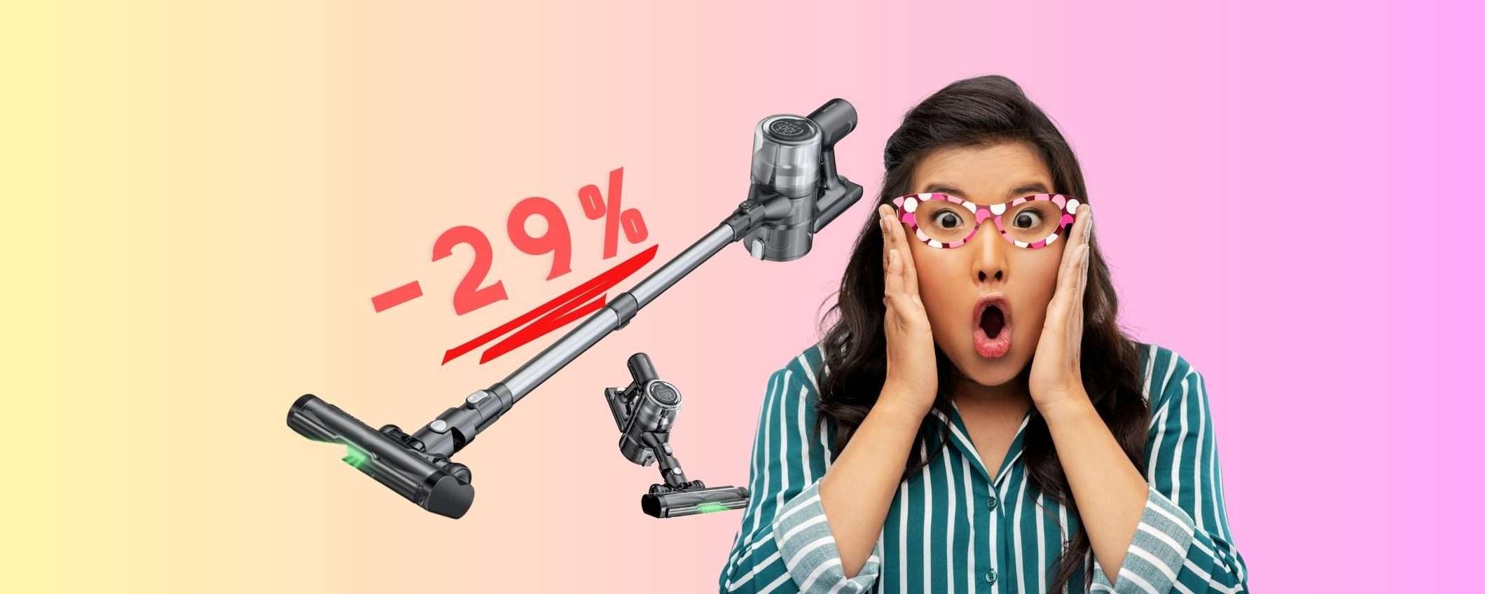 Proscenic P12: aspirapolvere senza fili al MINIMO STORICO su Amazon Proscenic P12: aspirapolvere senza fili al MINIMO STORICO su Amazon
