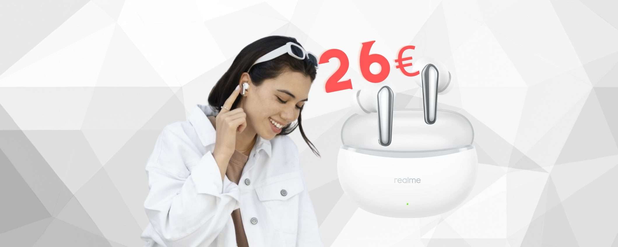 Realme Buds Air 3 Neo a 26€ su Amazon sono un vero AFFARE Realme Buds Air 3 Neo a 26€ su Amazon sono un vero AFFARE