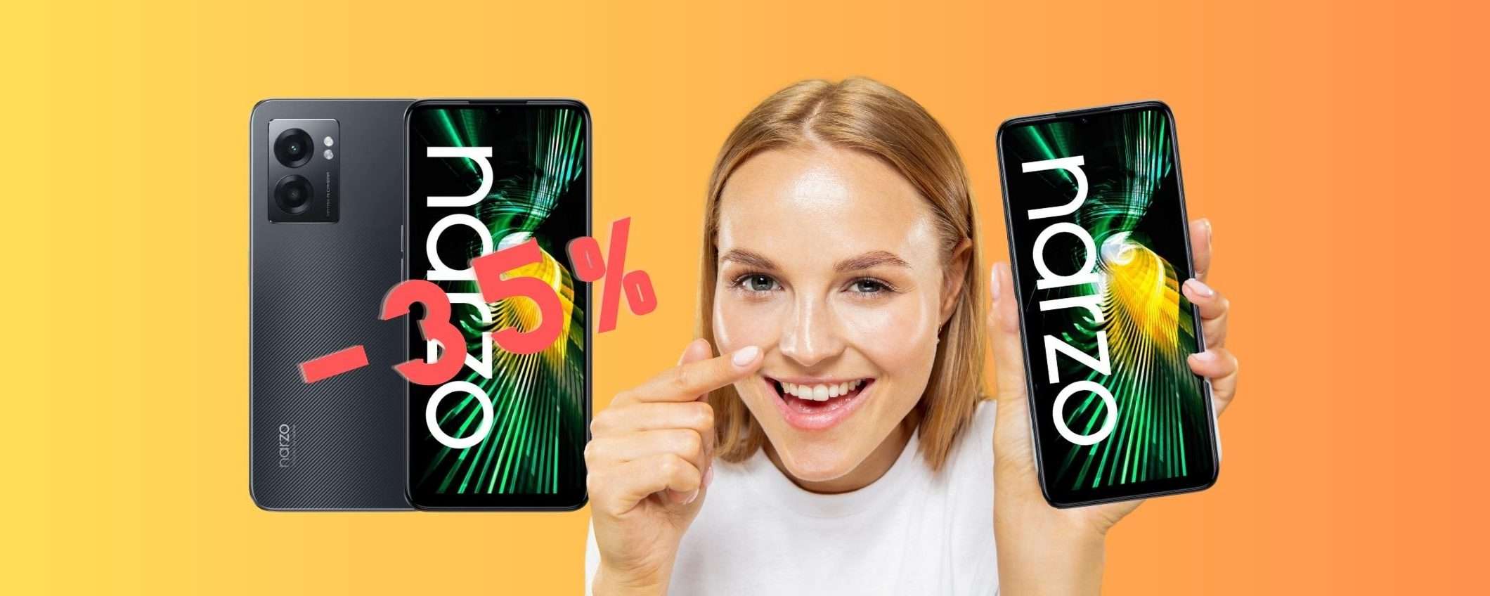 Realme Narzo 50 5G: il prezzo proposto da Amazon e SHOCKANTE Realme Narzo 50 5G: il prezzo proposto da Amazon e SHOCKANTE