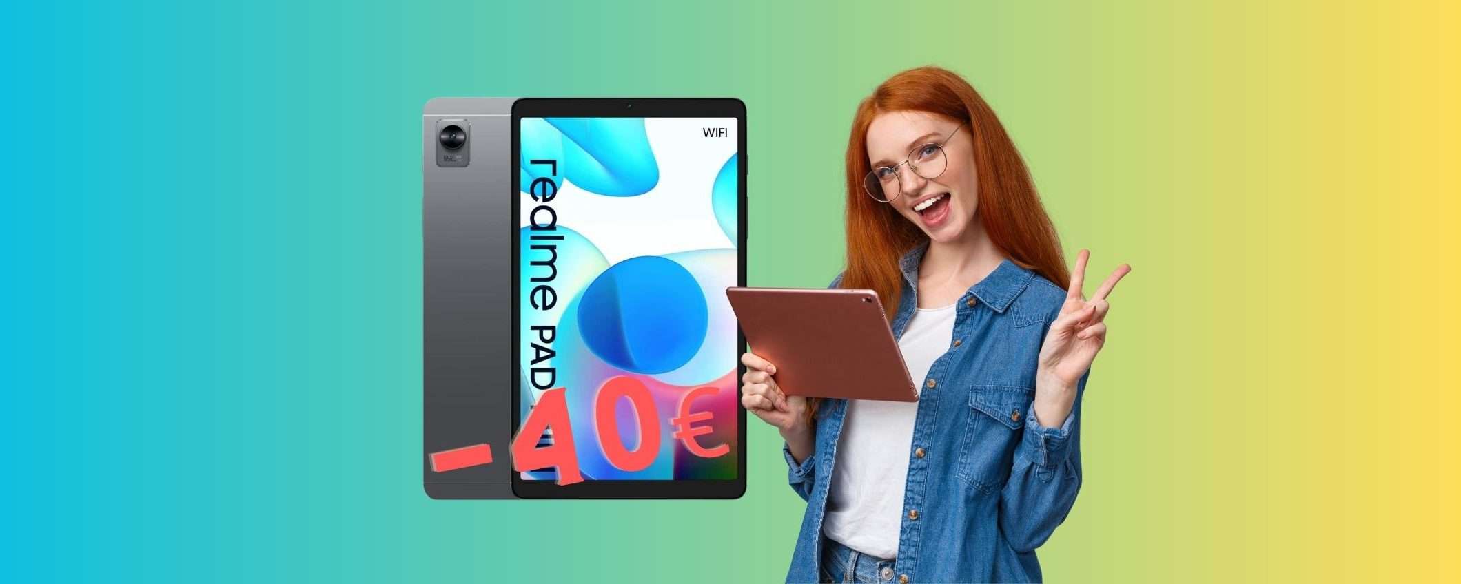 Realme Pad mini da 8,7 pollici a un SUPER PREZZO su Amazon Realme Pad mini da 8,7 pollici a un SUPER PREZZO su Amazon
