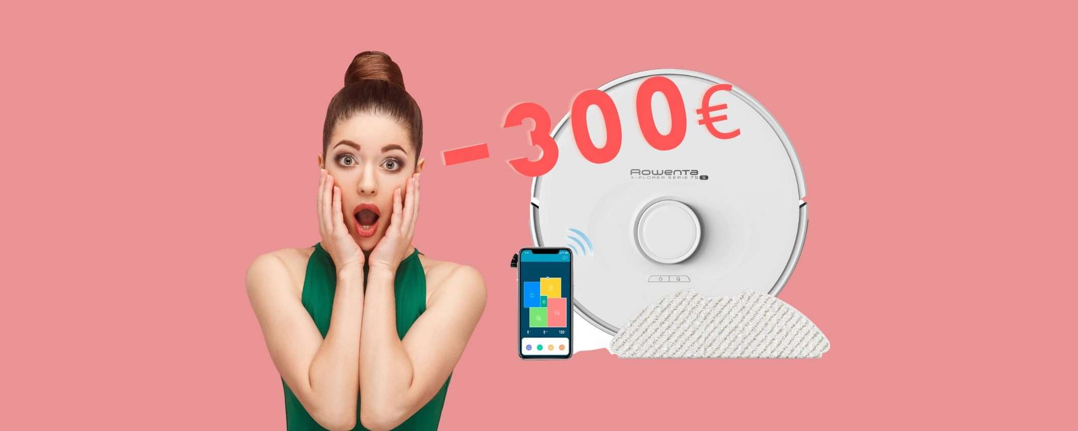 Rowenta X-Plorer Serie 75 S è in SCONTO FOLLE di 300€ su Amazon Rowenta X-Plorer Serie 75 S è in SCONTO FOLLE di 300€ su Amazon