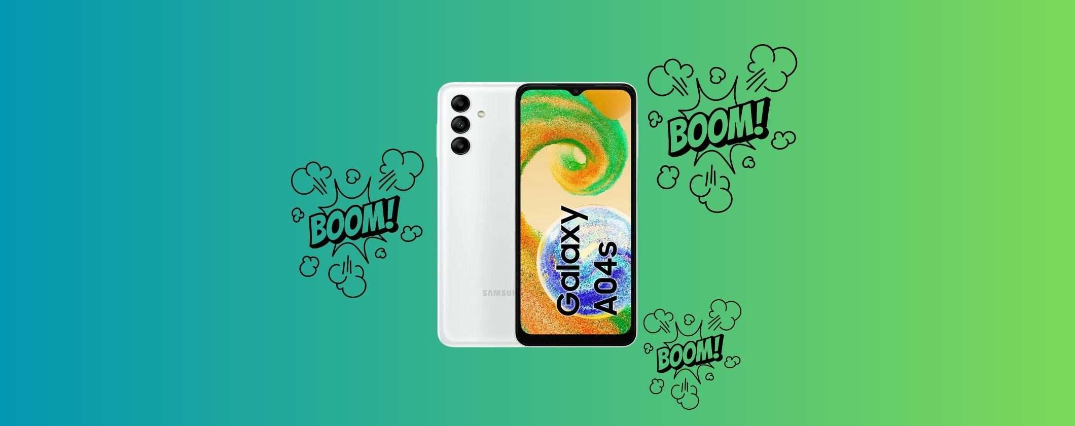 Samsung Galaxy A04S solo per OGGI in REGALO su MediaWorld Samsung Galaxy A04S solo per OGGI in REGALO su MediaWorld