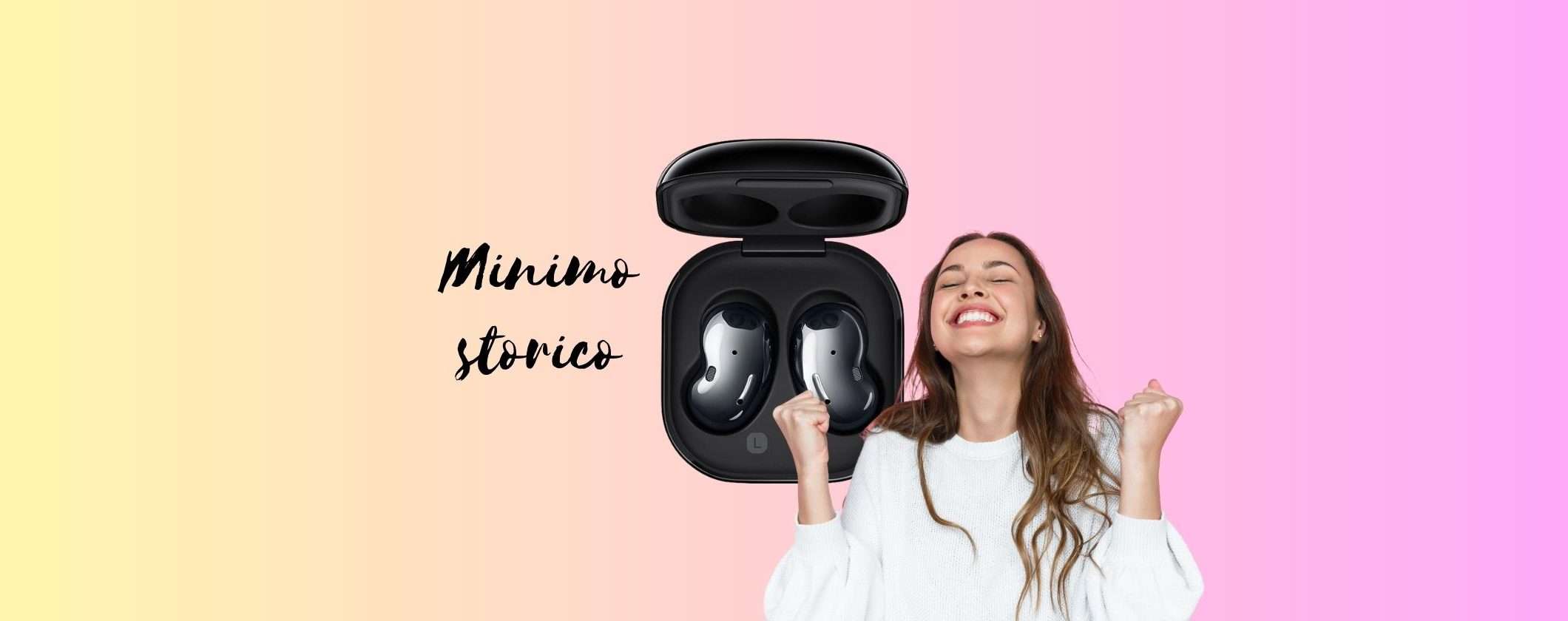 Samsung Galaxy Buds Live: MINIMO STORICO e Tasso Zero su Unieuro Samsung Galaxy Buds Live: MINIMO STORICO e Tasso Zero su Unieuro