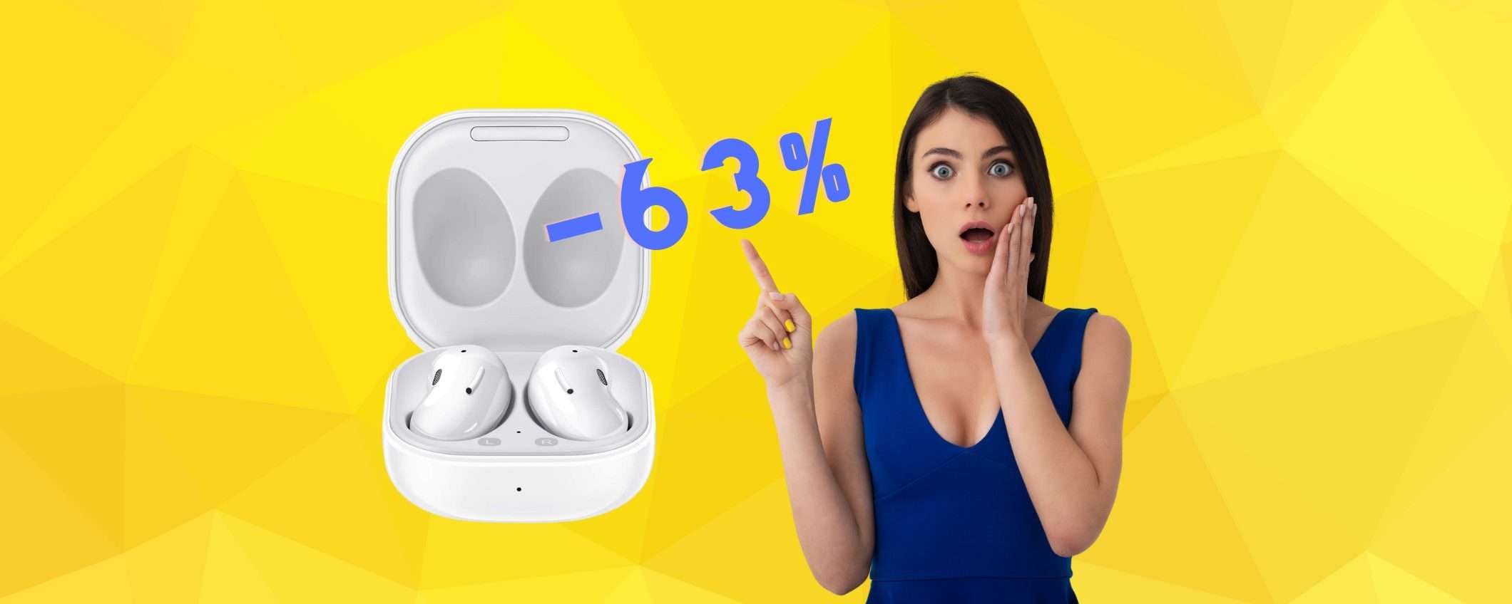 Samsung Galaxy Buds Live in SCONTO FOLLE su Amazon (-63%) Samsung Galaxy Buds Live in SCONTO FOLLE su Amazon (-63%)
