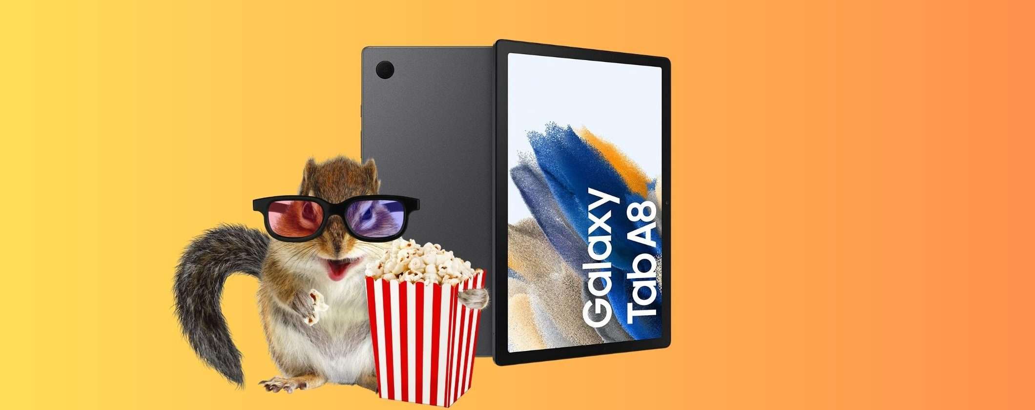 Samsung Galaxy Tab A8 con meno di 200€ solo su Unieuro Samsung Galaxy Tab A8 con meno di 200€ solo su Unieuro