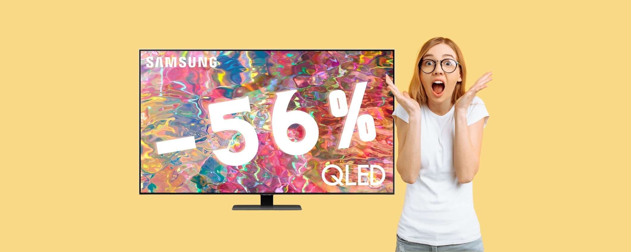 Samsung sgancia una BOMBA pazzesca: smart TV QLED da 50 Samsung sgancia una BOMBA pazzesca: smart TV QLED da 50