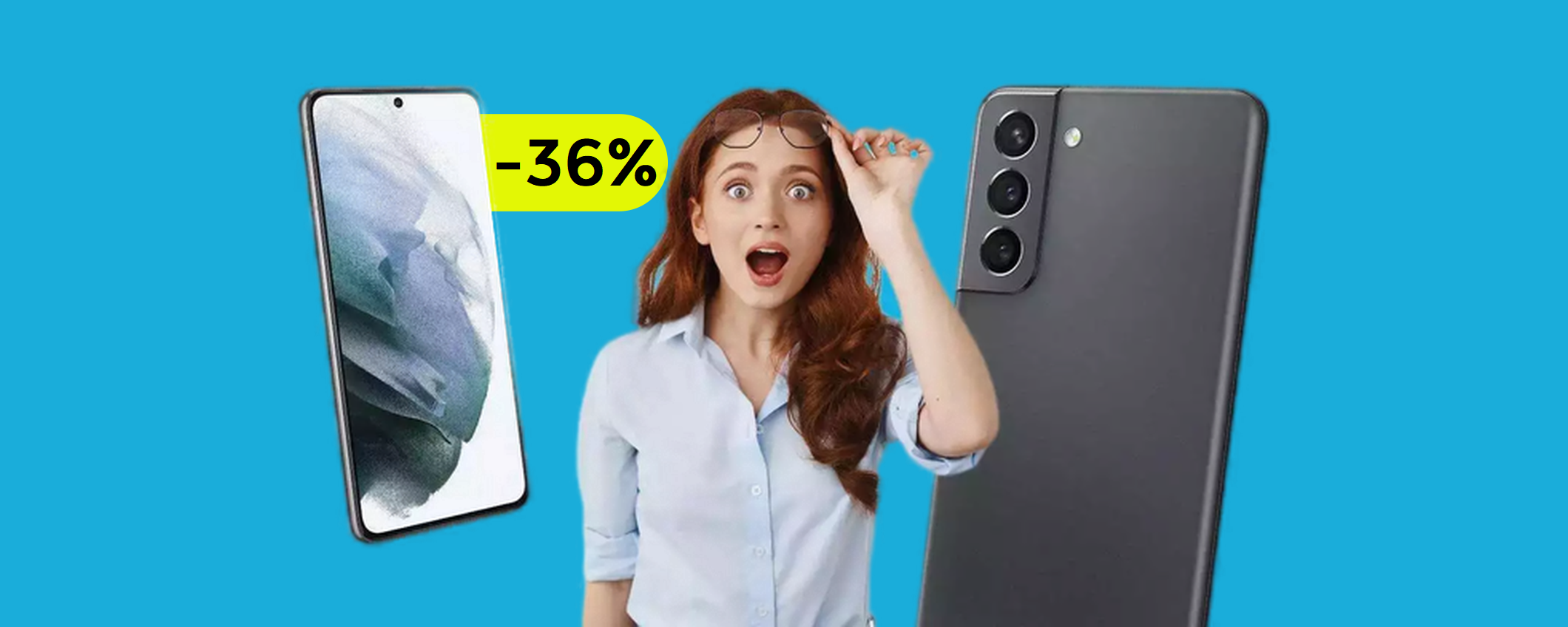 Samsung Galaxy S21 5G: inarrestabile crollo di prezzo su Amazon (-314€)