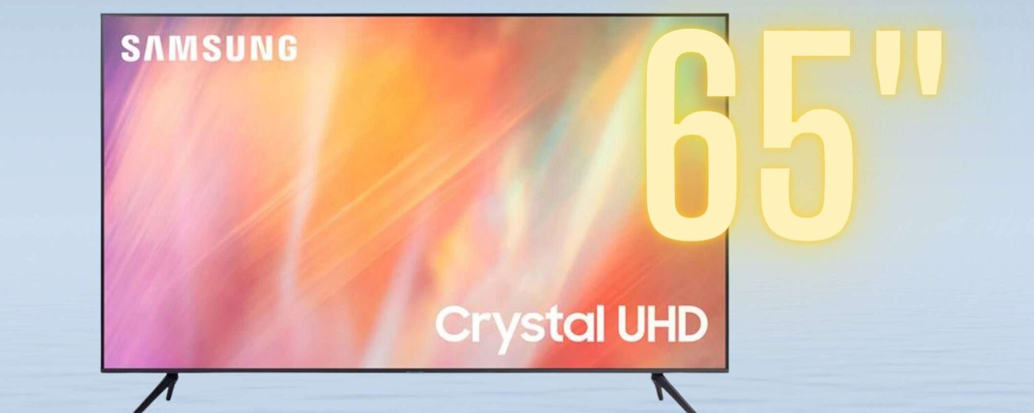 Sconto di 400€ per l'INDESCRIVIBILE smart TV Samsung 65 Sconto di 400€ per l'INDESCRIVIBILE smart TV Samsung 65