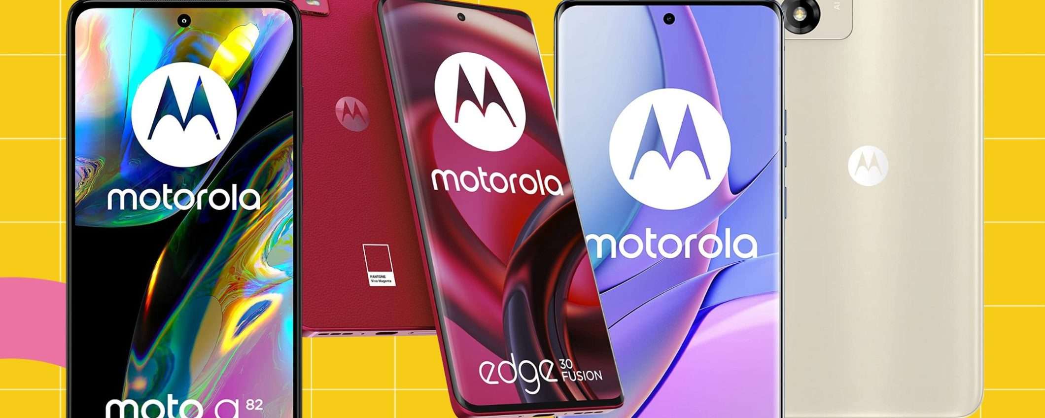 Motorola, che SPETTACOLO su Amazon: smartphone a partire da 99€