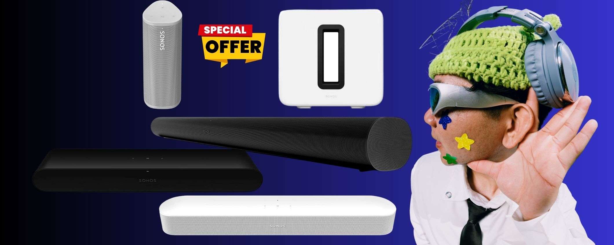 Sonos in Super Offerta: la miglior qualità audio con sconti incredibili su Amazon Sonos in Super Offerta: la miglior qualità audio con sconti incredibili su Amazon
