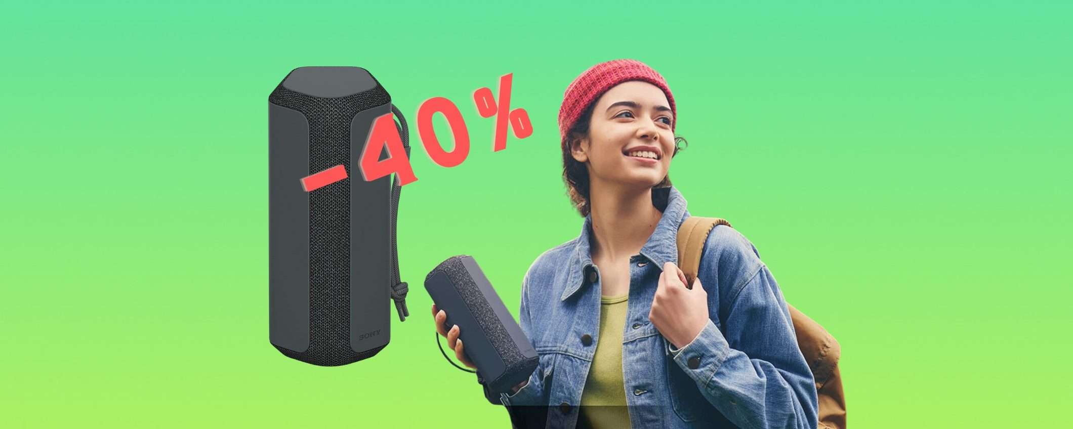 Sony SRS-XE200: lo speaker wireless dei SOGNI al 40% in MENO Sony SRS-XE200: lo speaker wireless dei SOGNI al 40% in MENO