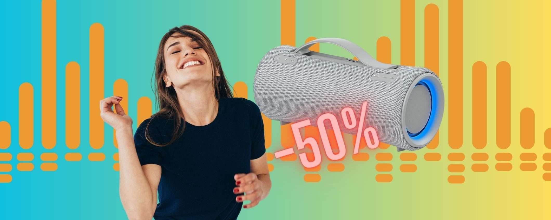 Sony SRS-XG300: il migliore speaker portatile wireless a METÀ PREZZO Sony SRS-XG300: il migliore speaker portatile wireless a METÀ PREZZO
