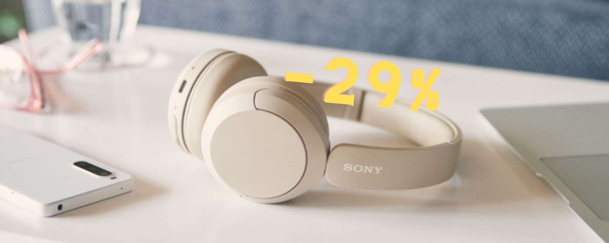 Sony WH-CH520: cuffie wireless al MINIMO STORICO su Amazon (-29%) Sony WH-CH520: cuffie wireless al MINIMO STORICO su Amazon (-29%)