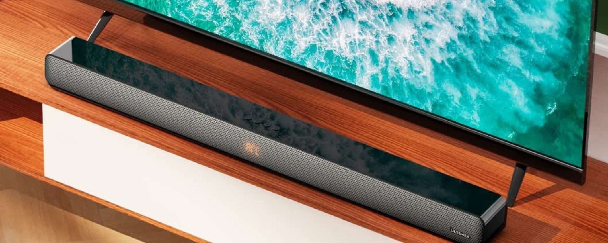 Un MOSTRO di soundbar 100W a prezzo inspiegabilmente basso su Amazon (61€) Un MOSTRO di soundbar 100W a prezzo inspiegabilmente basso su Amazon (61€)