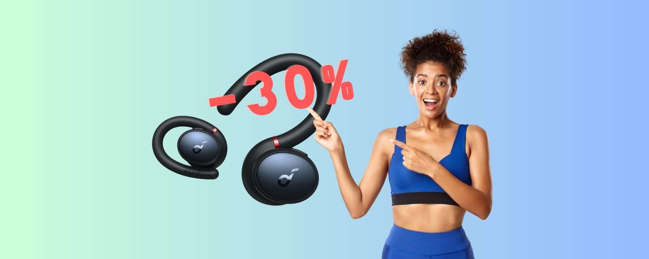 Soundcore Sport X10: auricolari wireless per i veri sportivi al 30% Soundcore Sport X10: auricolari wireless per i veri sportivi al 30%