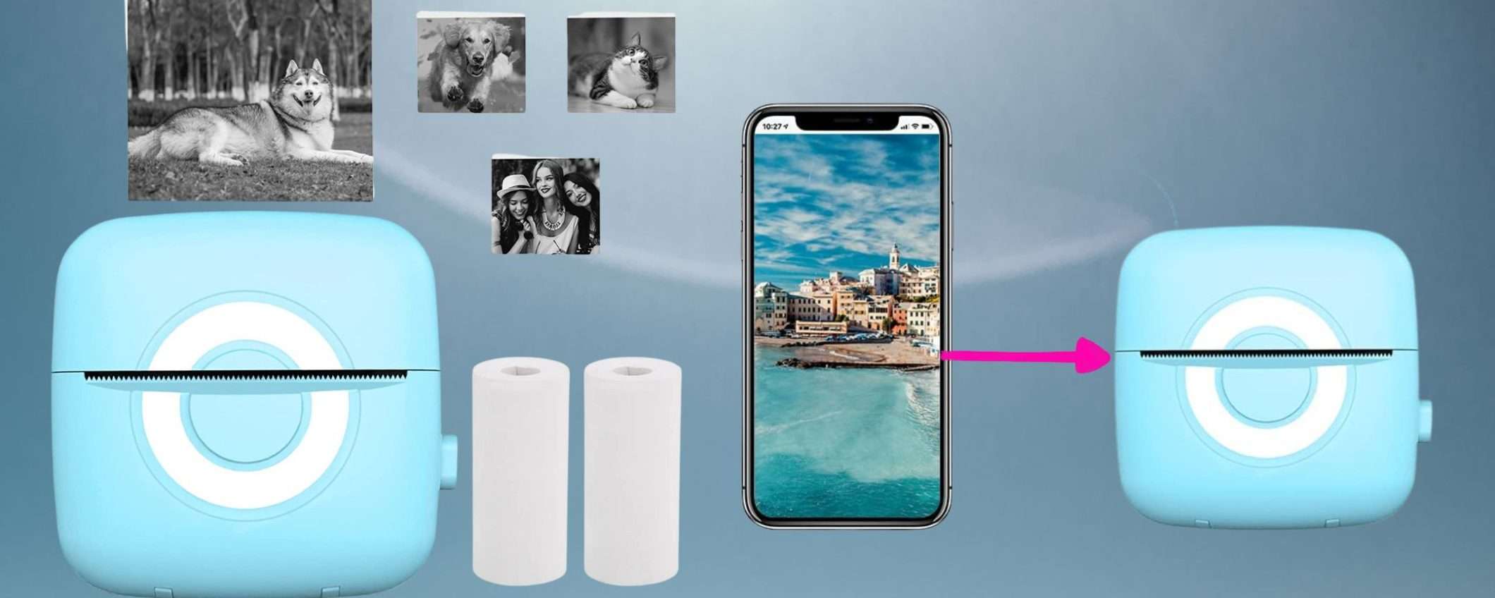 Stampante fotografica portatile a prezzo SHOCK: non usa inchiostro (18€) Stampante fotografica portatile a prezzo SHOCK: non usa inchiostro (18€)