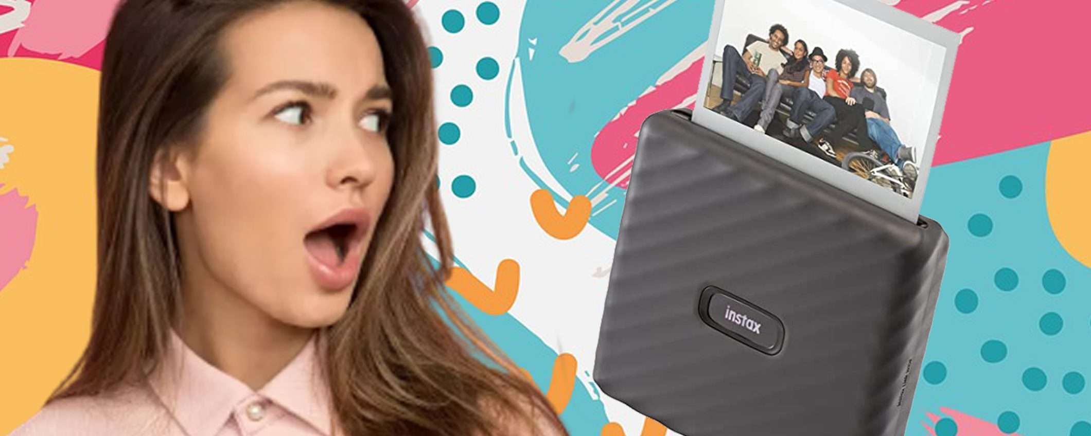 Stampante per smartphone Fujifilm Instax: sconto BOMBA su Amazon Stampante per smartphone Fujifilm Instax: sconto BOMBA su Amazon