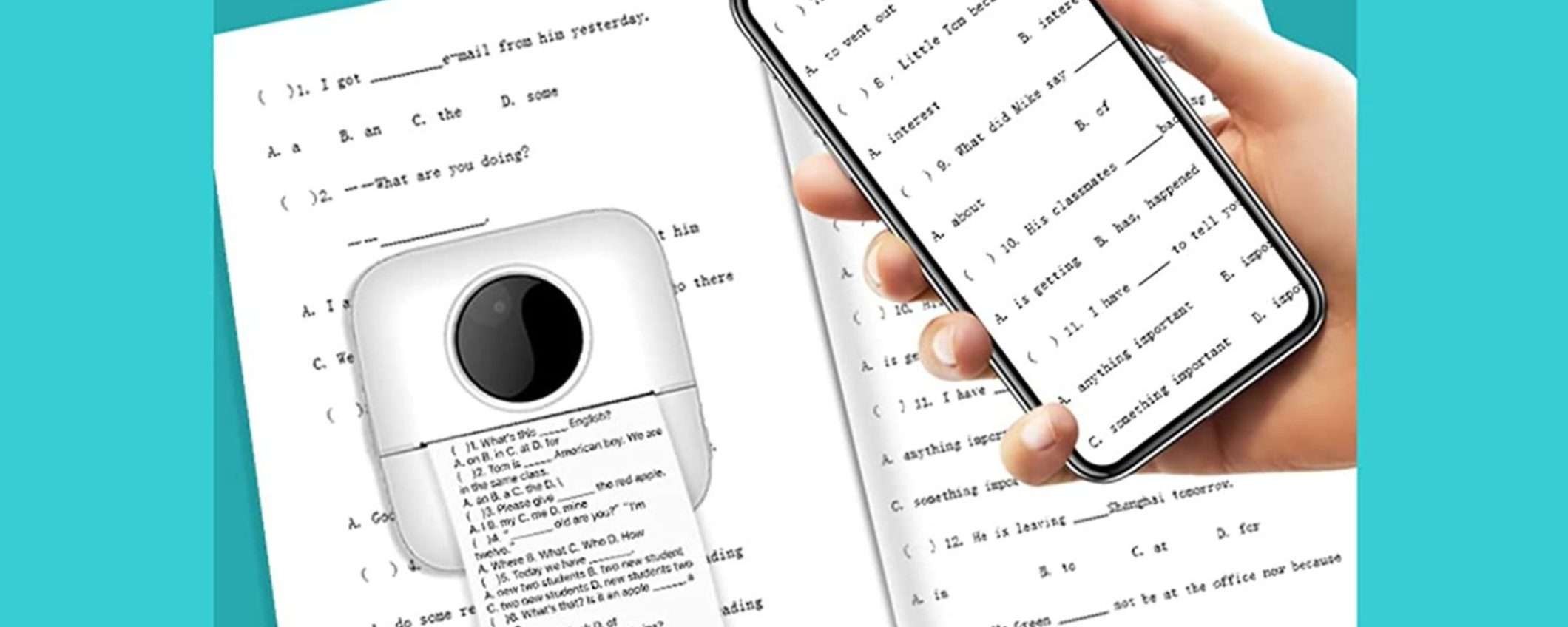 La stampante termica SMART stampa di tutto, ma SENZA inchiostro (19€) La stampante termica SMART stampa di tutto, ma SENZA inchiostro (19€)