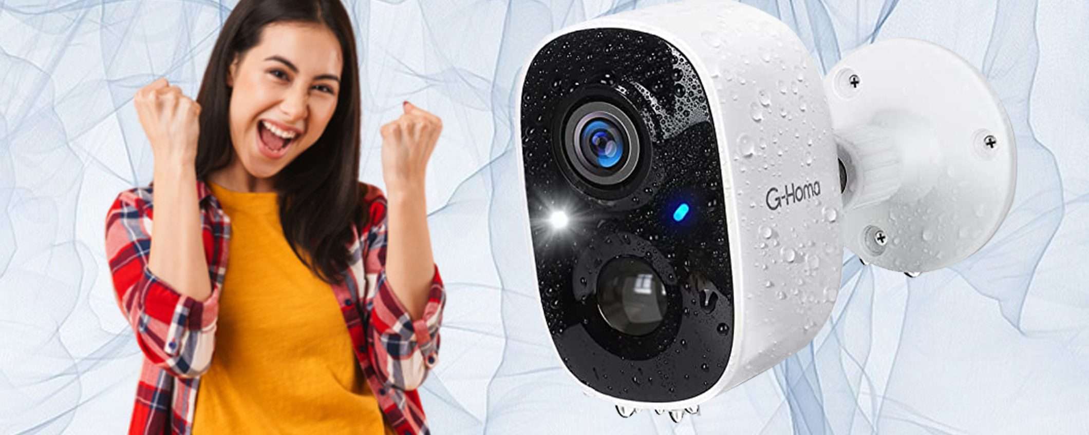 Telecamera wireless per esterni con IP65: doppio sconto FOLLE (Amazon) Telecamera wireless per esterni con IP65: doppio sconto FOLLE (Amazon)